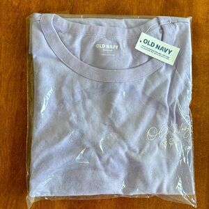 Lavender Old Navy Everywear Crew Neck Tshirt